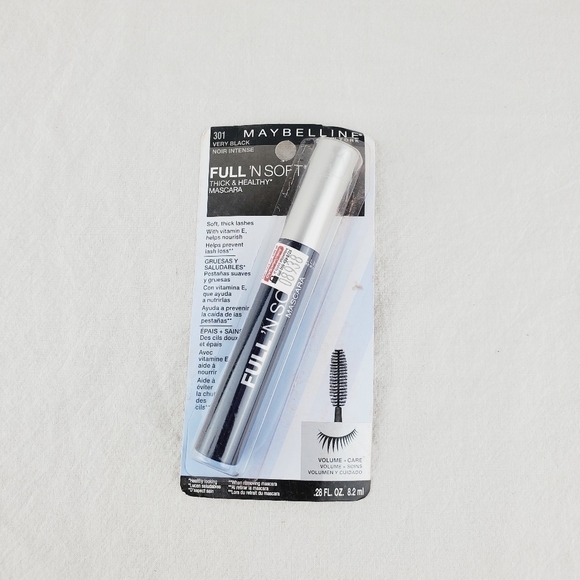 3 FOR $15 💟💟 Maybelline full N soft think & healthy mascara - Picture 5 of 8